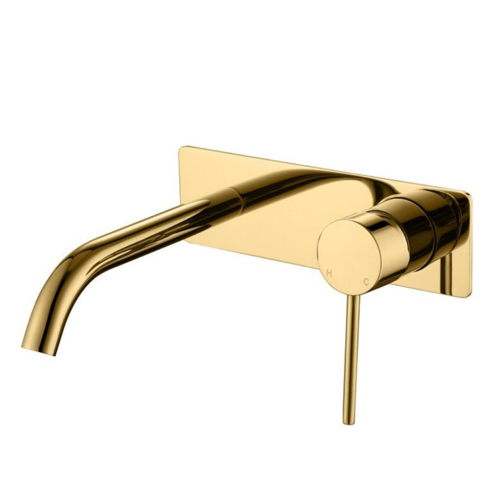 Modernnational Star Mini Solid Brass Wall Mixer With Spout