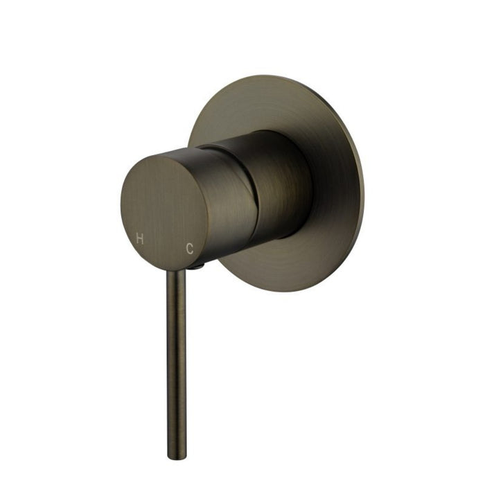 80mm Modernnational Star Mini Round Solid Brass Shower Mixer