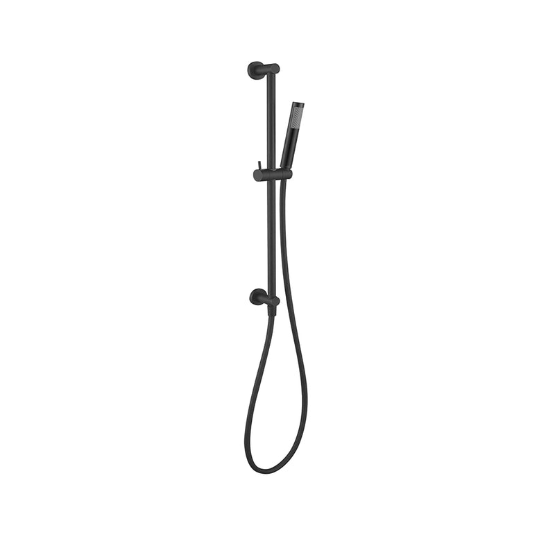 Star Mini Shower On Rail Matte Black