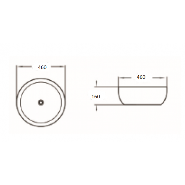 510*400*145mm SIMA Gloss White Ceramic Above Counter Basin Electroplating Silver 32mm No OverflowWaste Not Included With Basin
