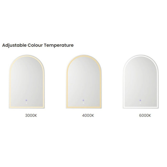 900*600mm Otti Archie Arch Wall Mounted LED Shaving Cabinet