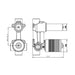 Universal Shower/Bath Divertor Mixer Body