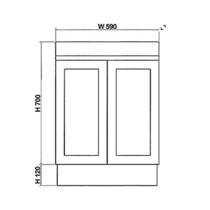 600-1500*450*820mm ABS Miami Matt White Shaker Plywood Freestanding Vanity With Kickboard