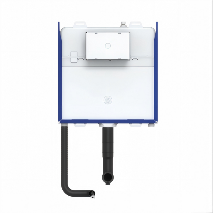 590*395*500mm Lafeme Autolux Rimless Space-Saving Wall Faced Smart Toilet Suite With Auto Lid & Foot Sensor