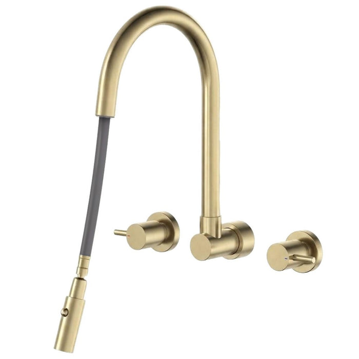 Suprema XPRESSFIT XOXO Stainless Steel Retractable Slimline Wall Spout