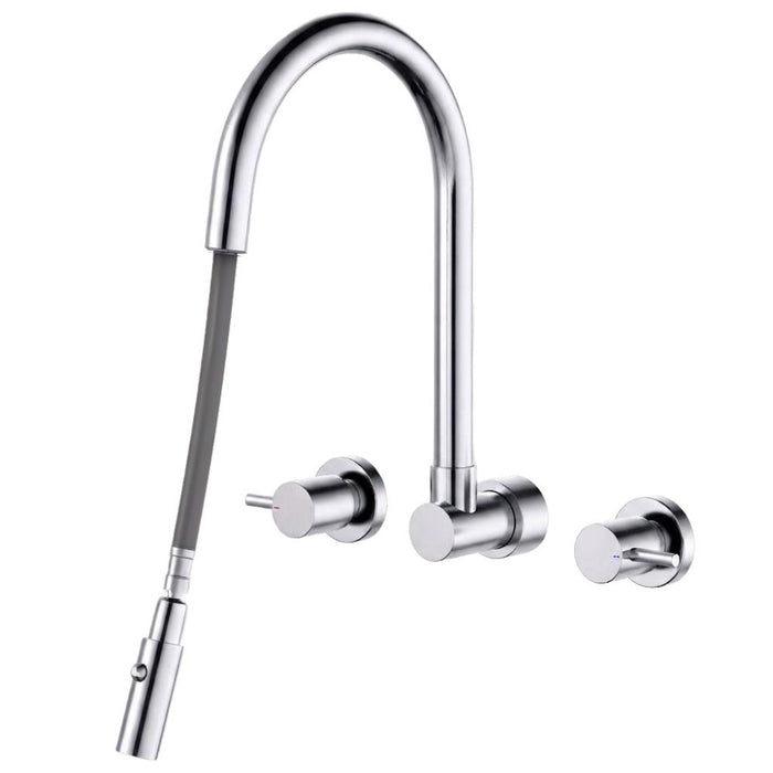 Suprema XPRESSFIT XOXO Stainless Steel Retractable Slimline Wall Spout