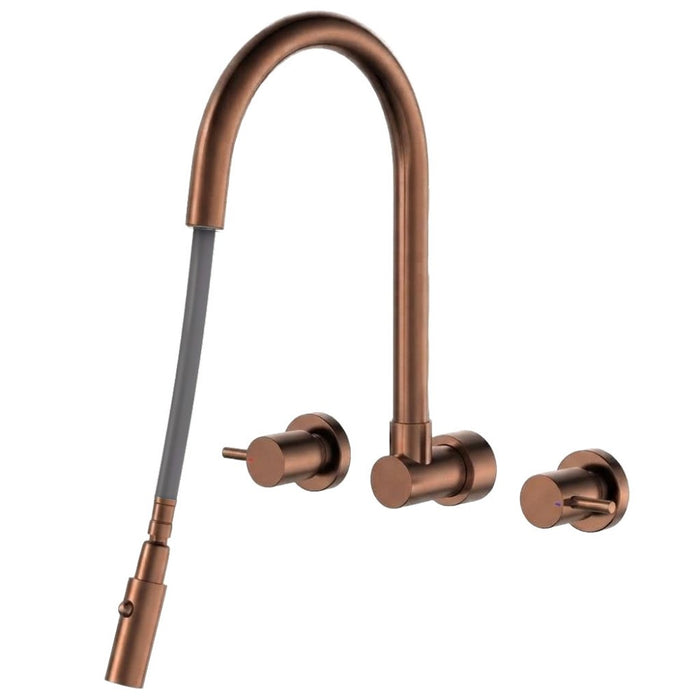 Suprema XPRESSFIT XOXO Stainless Steel Retractable Slimline Wall Spout
