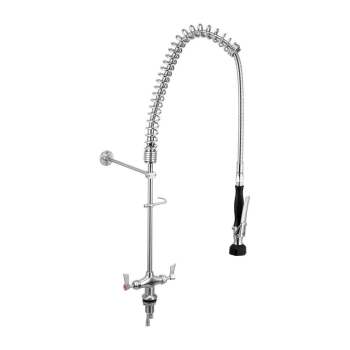 3monkeez Stainless Steel Dual Bench Mounted Pre Rinse Unit