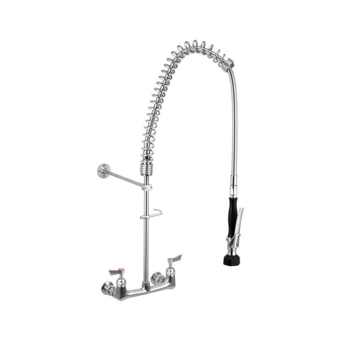 3monkeez Stainless Steel Exposed Wall Mount Pre-Rinse Unit