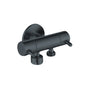 Gun Metal/Chrome/White/Stainless Steel/Brushed Gold/Gold/MB Dual Control Mini Cistern Cock for Bathroom