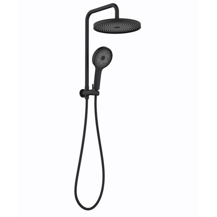 Linkware The Gabe Round Three Function Twin Shower On Rail
