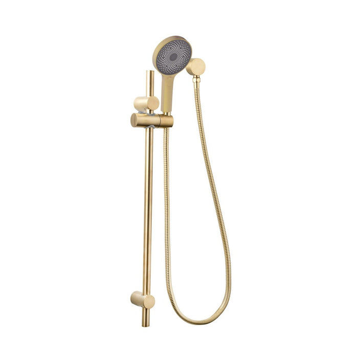 Linkware The Gabe Round Three Function Hand Shower On Rail