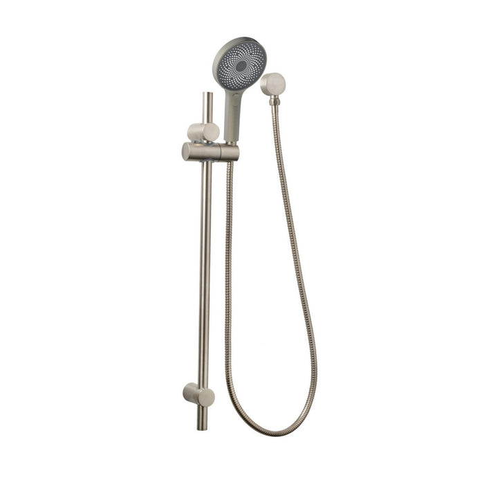 Linkware The Gabe Round Three Function Hand Shower On Rail