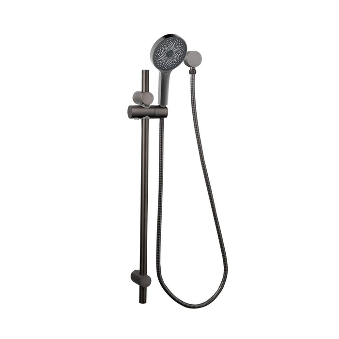 Linkware The Gabe Round Three Function Hand Shower On Rail