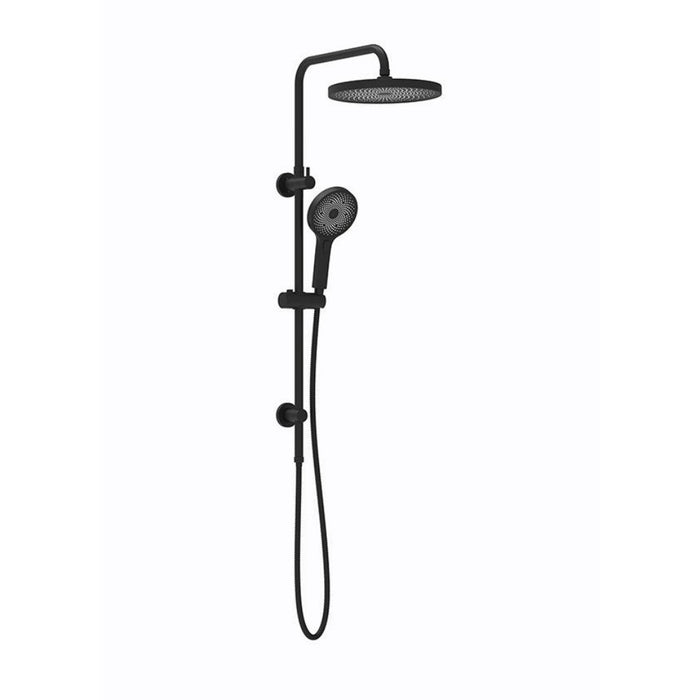 Linkware The Gabe Round Twin Shower With Adjustable Slide Rail