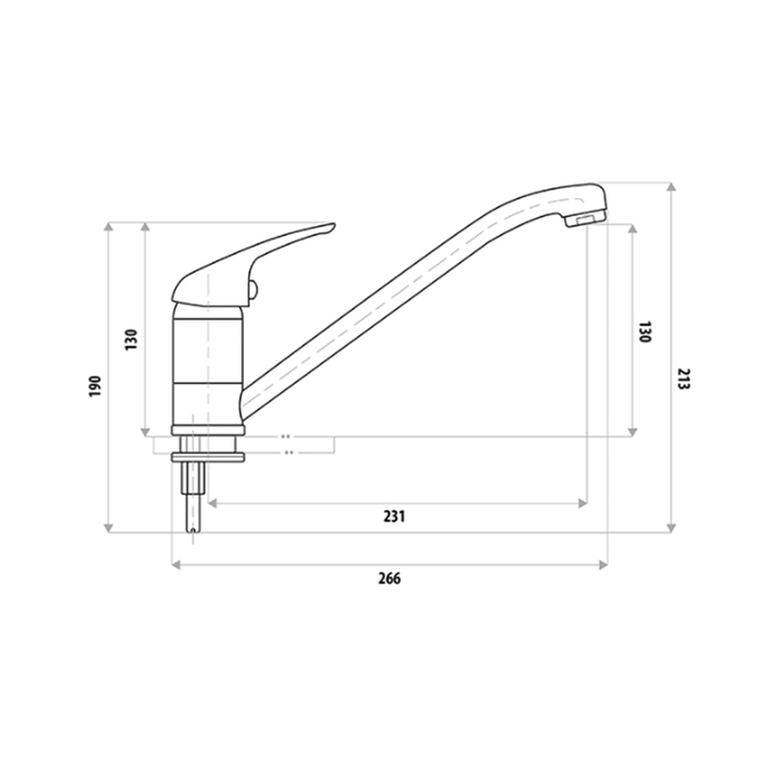 Renovator MK2 Sink Mixer with Loop Handle Chrome