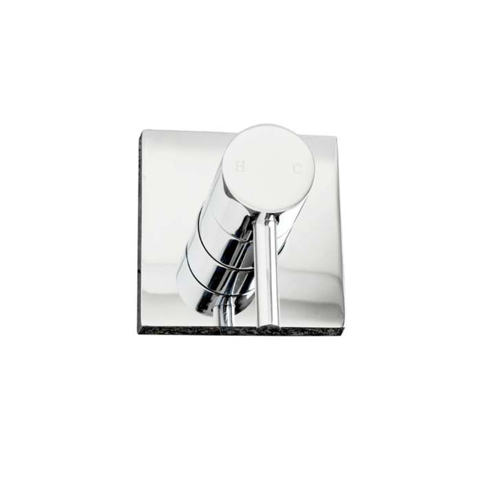 Dan Elle Square Wall Mixer Pin Lever Handles Chrome