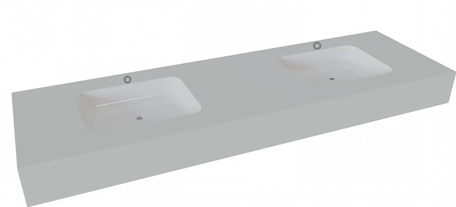 600-1500mm Poseidon CETO Diamond SINTERED Top Seamless Jointed With Ceramic Basin