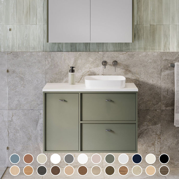 TIMBERLINE TAKANO CUSTOM WALL HUNG VANITY (ALL SIZING)