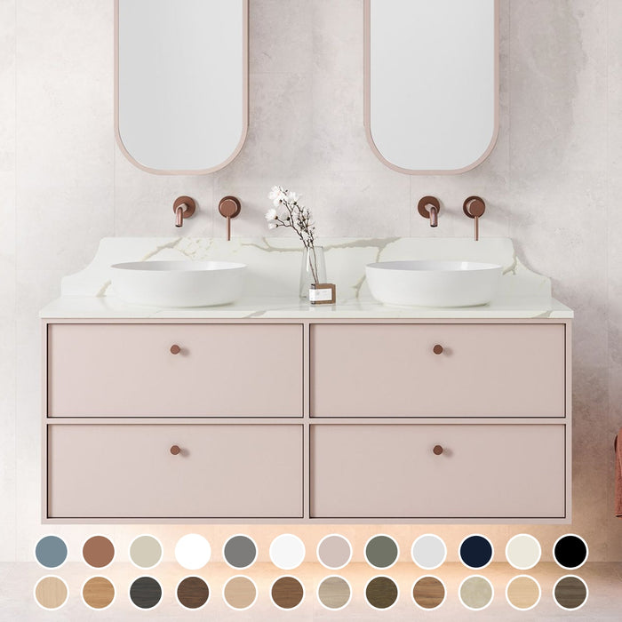 TIMBERLINE TARO CUSTOM WALL HUNG VANITY (ALL SIZING)