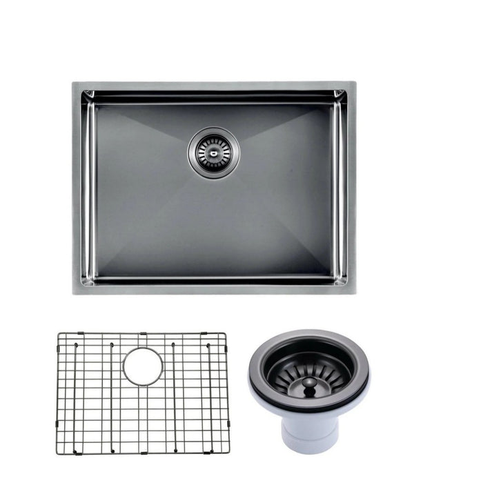 600*450*230/300mm Aquaperla Handmade Stainless Steel PVD Coating Single Bowl Kitchen Sink