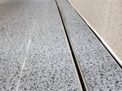 Slimline Linear Drainage system with Tile Insert (Ti) grate style