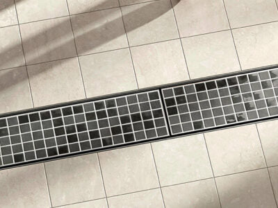 Slimline Linear Drainage system with Tile Insert (Ti) grate style