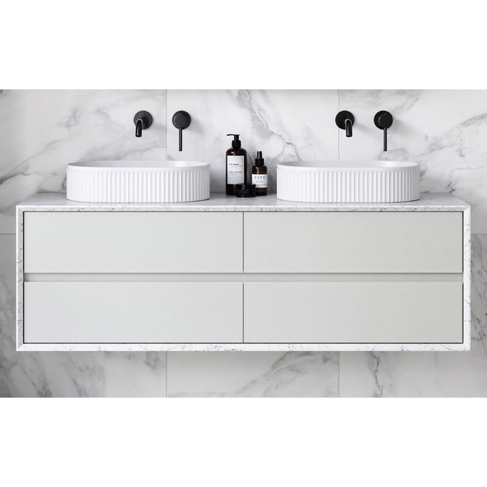 TIMBERLINE LIGHT GREY SATIN CABINET SAMPLE