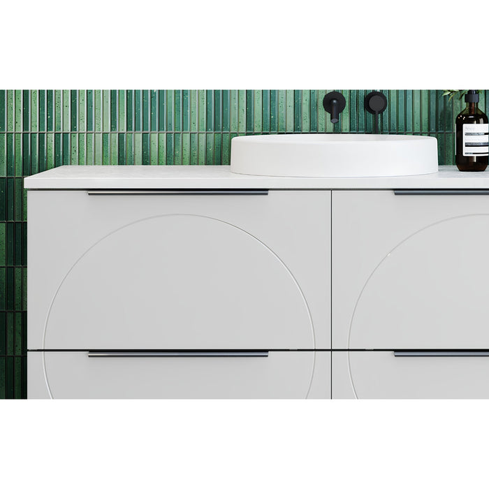 TIMBERLINE LIGHT GREY SATIN CABINET SAMPLE