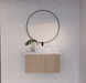 600-1800*450*400mm ABS Vienna American Oak MR Melamined Board Panel With PVC Coating Fluted Wall Hung Vanity - HD reno