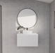 600-1800*450*400mm Vienna Matt White MR Melamined Board Panel With PVC Coating Fluted Wall Hung Vanity - HD reno