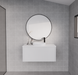 600-1800*450*400mm Vienna Matt White MR Melamined Board Panel With PVC Coating Fluted Wall Hung Vanity - HD reno