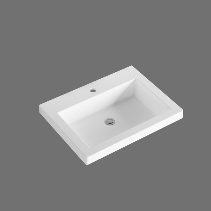 600-1500*450*830mm ABS Bali Matt White MR Melamined Board Pancel MDF Door With PVC Coating Freestanding Vanity - HD reno