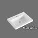 600-1500*450*830mm ABS Bali Matt White MR Melamined Board Pancel MDF Door With PVC Coating Freestanding Vanity - HD reno