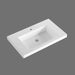 600-1500*450*830mm ABS Bali Matt White MR Melamined Board Pancel MDF Door With PVC Coating Freestanding Vanity - HD reno
