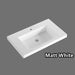 600-1500*450*830mm ABS Bali Matt White MR Melamined Board Pancel MDF Door With PVC Coating Freestanding Vanity - HD reno