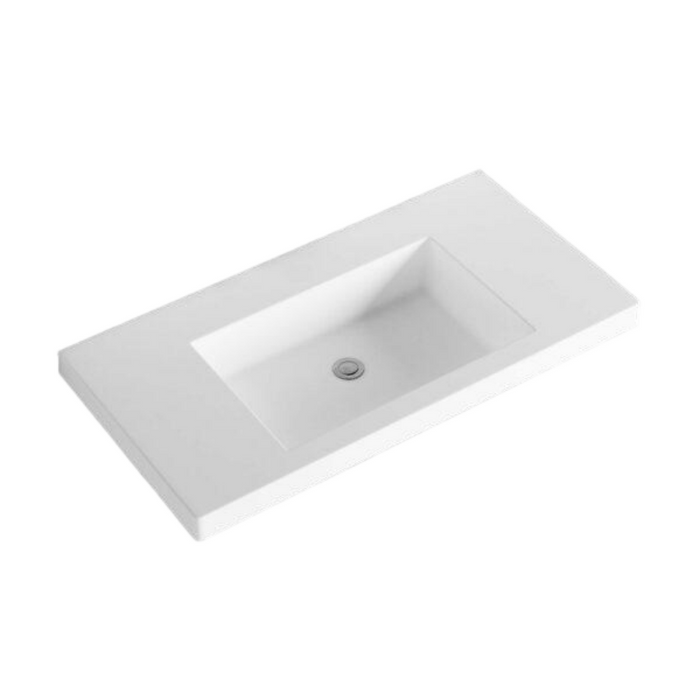 600-1500mm ABS Miami Matt White Shaker Plywood Freestanding(on Kickboard) Vanity Cabinet - HD reno