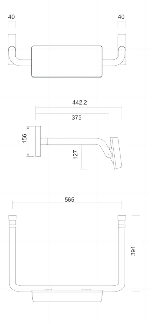 Disabled Compliant Back Rest (Standard) - HD reno