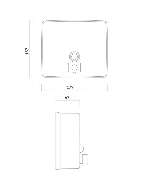 Square Stainless Steel Soap Dispenser - HD reno