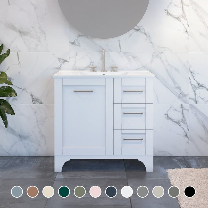 TIMBERLINE WINDSOR CUSTOM FLOOR STANDING VANITY (ALL SIZING)