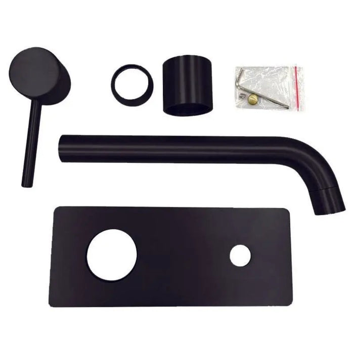 Aquaperla Norico Pentro Solid Brass With Round Spout Wall Mixer