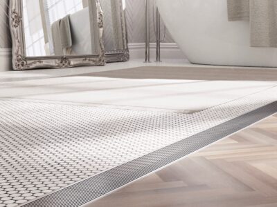 Slimline Linear Drainage system with Architectural (AR) grate style
