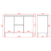900-1500*460mm Poly White Bathroom Left/Right Drawer Freestanding With Kickboard Vanity - HD reno