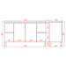 900-1500*460mm Poly White Bathroom Left/Right Drawer Freestanding With Kickboard Vanity - HD reno