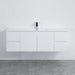 900-1500*460mm Poly White Bathroom Left/Right Drawer Wall Hung Vanity - HD reno