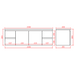 900-1500*460mm Poly White Bathroom Left/Right Drawer Wall Hung Vanity - HD reno
