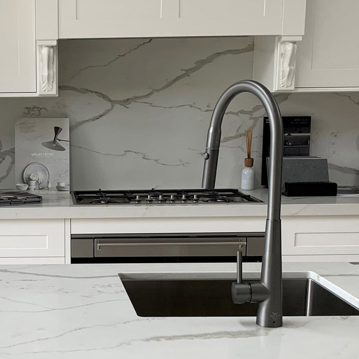 Suprema XPRESSFIT XCEL Conical Base Gooseneck Retractable Maxi Pull Out Kitchen Mixer