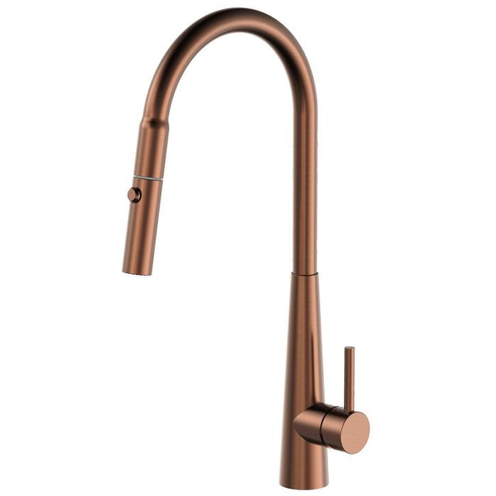 Suprema XPRESSFIT XCEL Conical Base Gooseneck Retractable Maxi Pull Out Kitchen Mixer