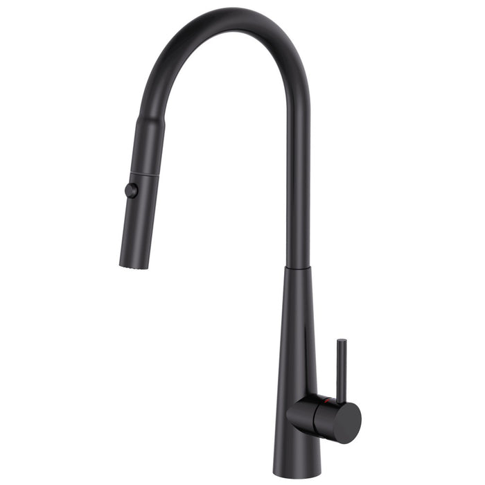 Suprema XPRESSFIT XCEL Conical Base Gooseneck Retractable Maxi Pull Out Kitchen Mixer