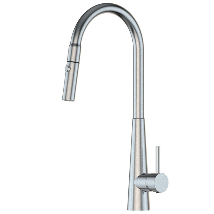 Suprema XPRESSFIT XCEL Conical Base Gooseneck Retractable Maxi Pull Out Kitchen Mixer